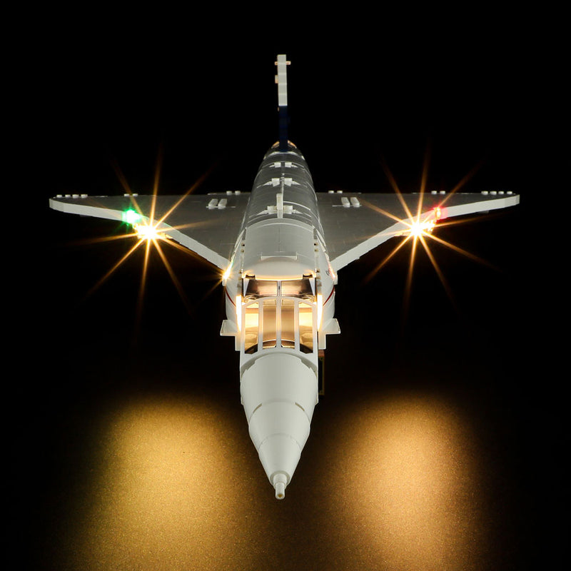 BrickBling LED Lighting for Lego Concorde, Creative Light Kit Compatible  with Lego 10318-No Model Included