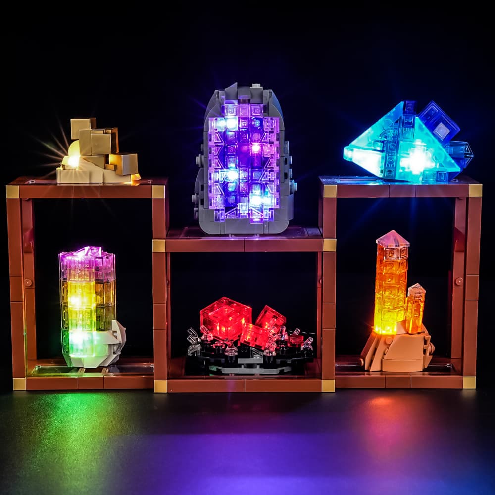 Beleuchtungsset für die Mineralienkollektion 21362 – Briksmax 2.0