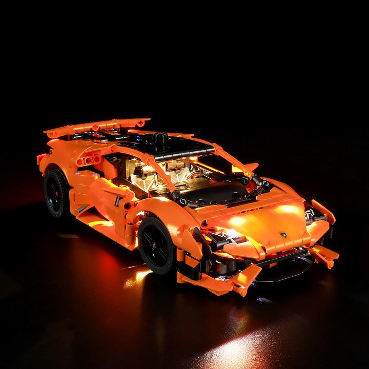 Kit d'éclairage pour Lamborghini Huracán Tecnica Orange 42196-Briksmax