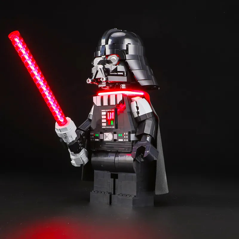 Light kit for Up-Scaled Darth Vader Minifigure 75461 | Lightailing