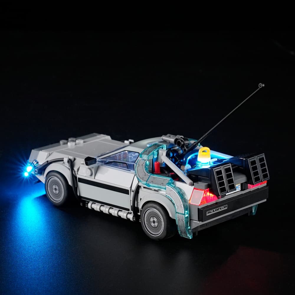 Light Kit for Time Machine from Back to the Future 77256- Lightailing | Cinematic (Balanced Light)