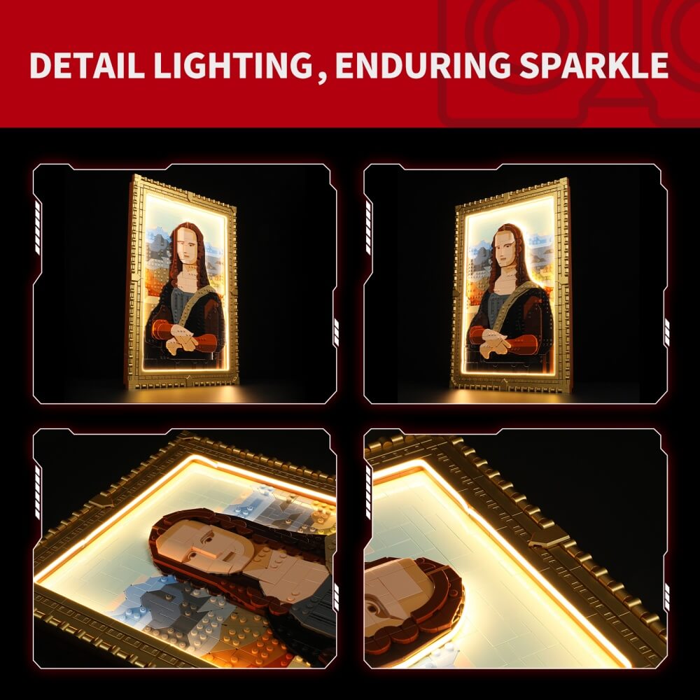 Beleuchtungsset für Mona Lisa 31213 - Briksmax 2.0