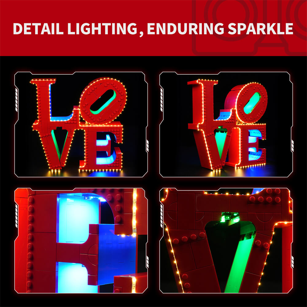 Light Kit for LOVE 31214 - Briksmax 2.0