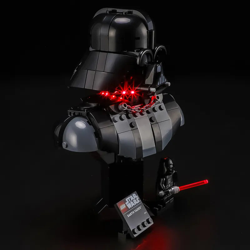Beleuchtungsset für Darth Vader Büste 75439-Briksmax 2.0