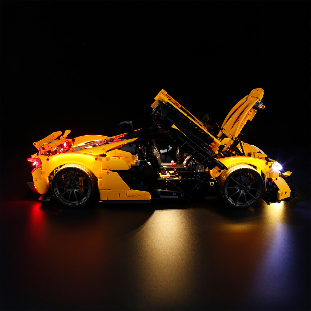 LEGO 42172 illuminated with LED light kit