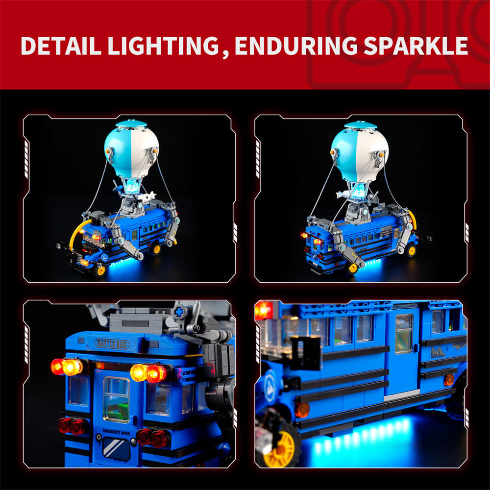 Light Kit For Battle Bus 77073 - Briksmax 2.0