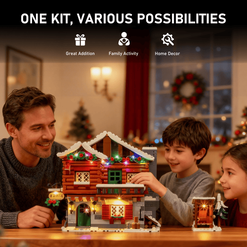 Kit d'éclairage pour LEGO Alpine Lodge 10325-Briksmax