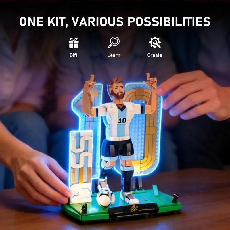 Lichter-Set für Lionel Messi – Fußball-Legende 43015 – Briksmax 2.0