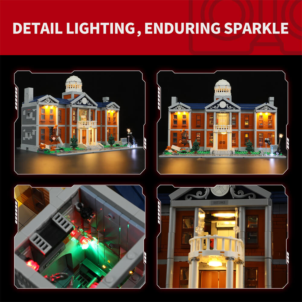Light Kit For Marvel : X Mansion 76294 - Briksmax 2.0