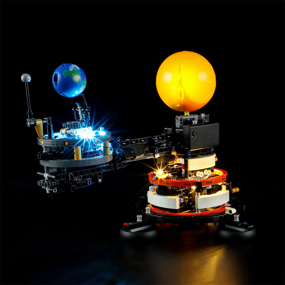 Light Kit for Planet Earth and Moon in Orbit 42179-Lightailing