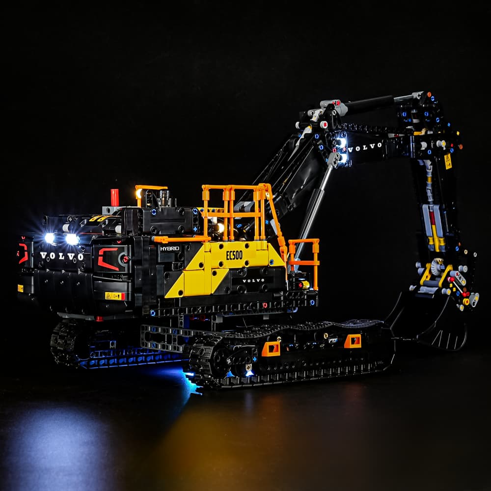 Lightailing Light Kit For LEGO Volvo EC500 Hybrid Excavator #42215 -3