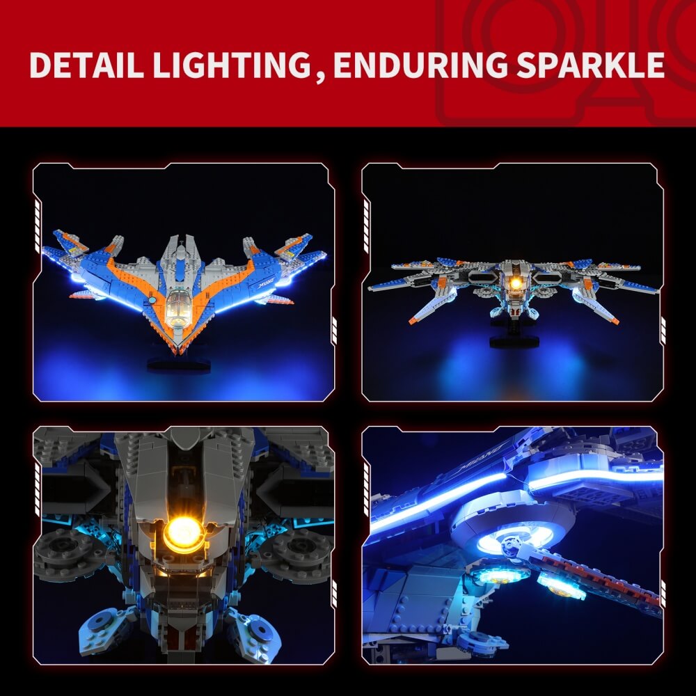 Light Kit For Guardians of the Galaxy: The Milano 76286 - Briksmax 2.0