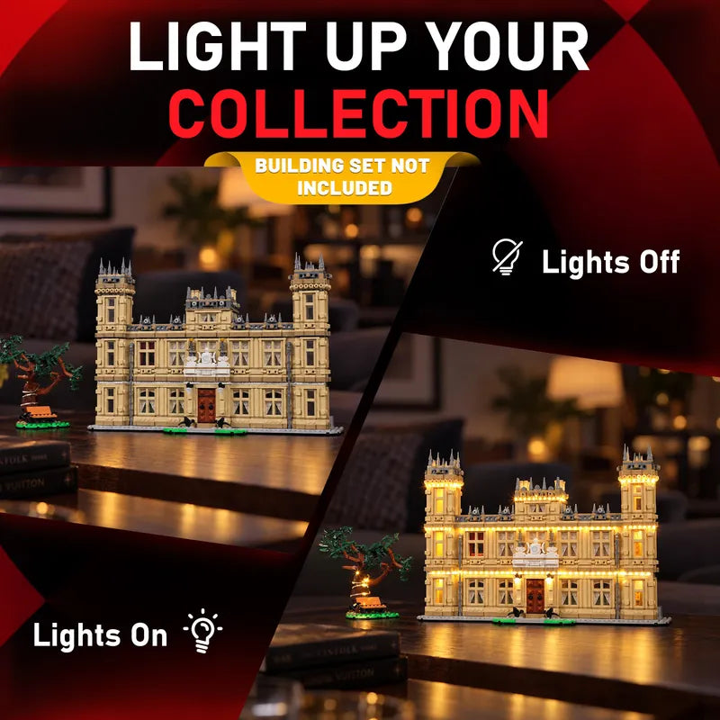 Light Kit For Downton Abbey 21373 - Briksmax 2.0