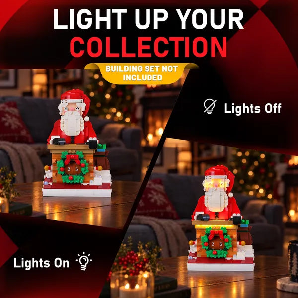 Light Kit For Santa's Holiday Countdown 40874 - Briksmax 2.0