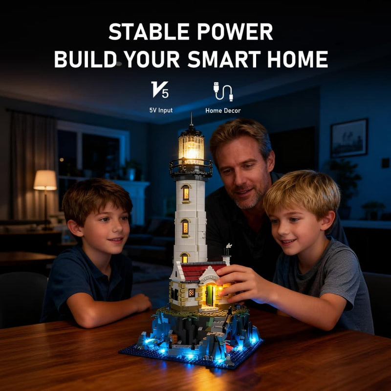 LED Light Kit for LEGO Ideas 21335 Motorized Lighthouse – Lightailing