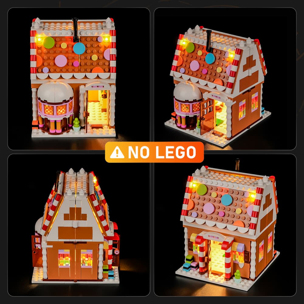 Light Kit for Festive Gingerbread House 40809- Lightailing