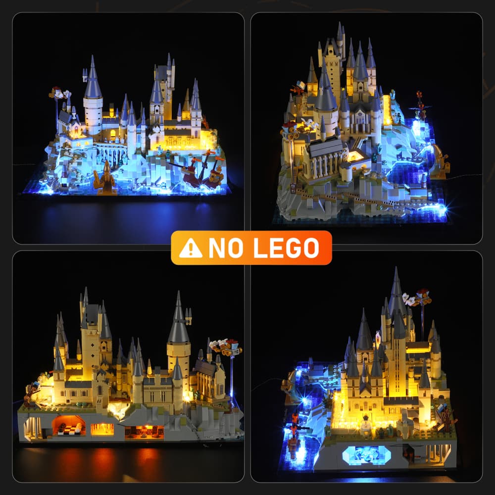 Light Kit for Hogwarts Castle and Grounds 76419-Lightailing(Remote Version)