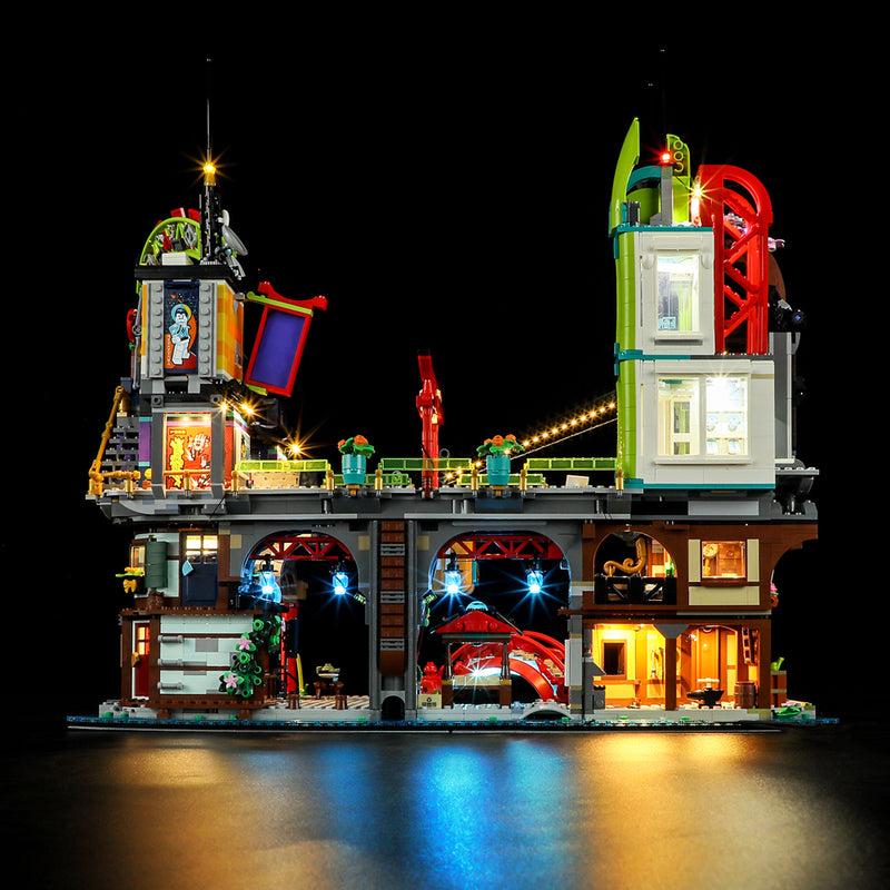 Lightailing Light Kit For NINJAGO® City Markets 71799