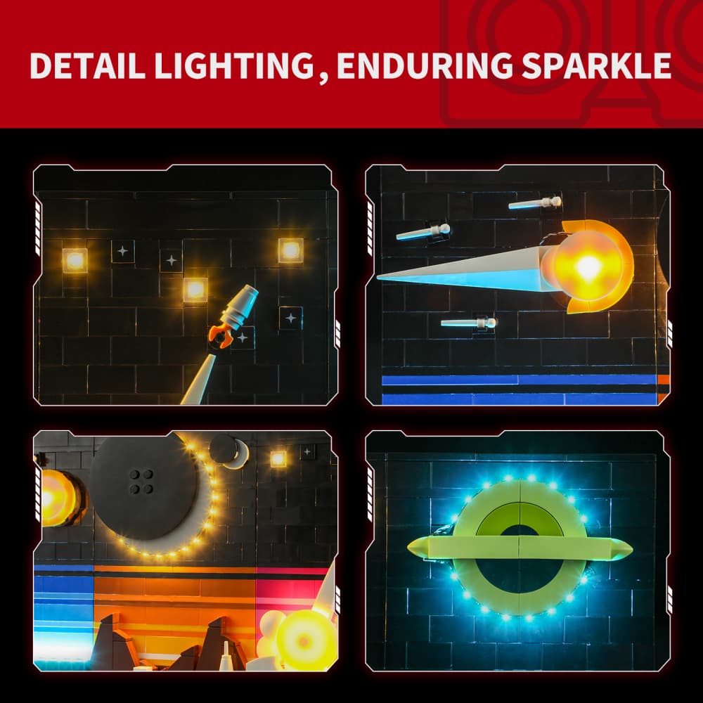 Kit d'éclairage pour Tales of the Space Age 21340-Briksmax 