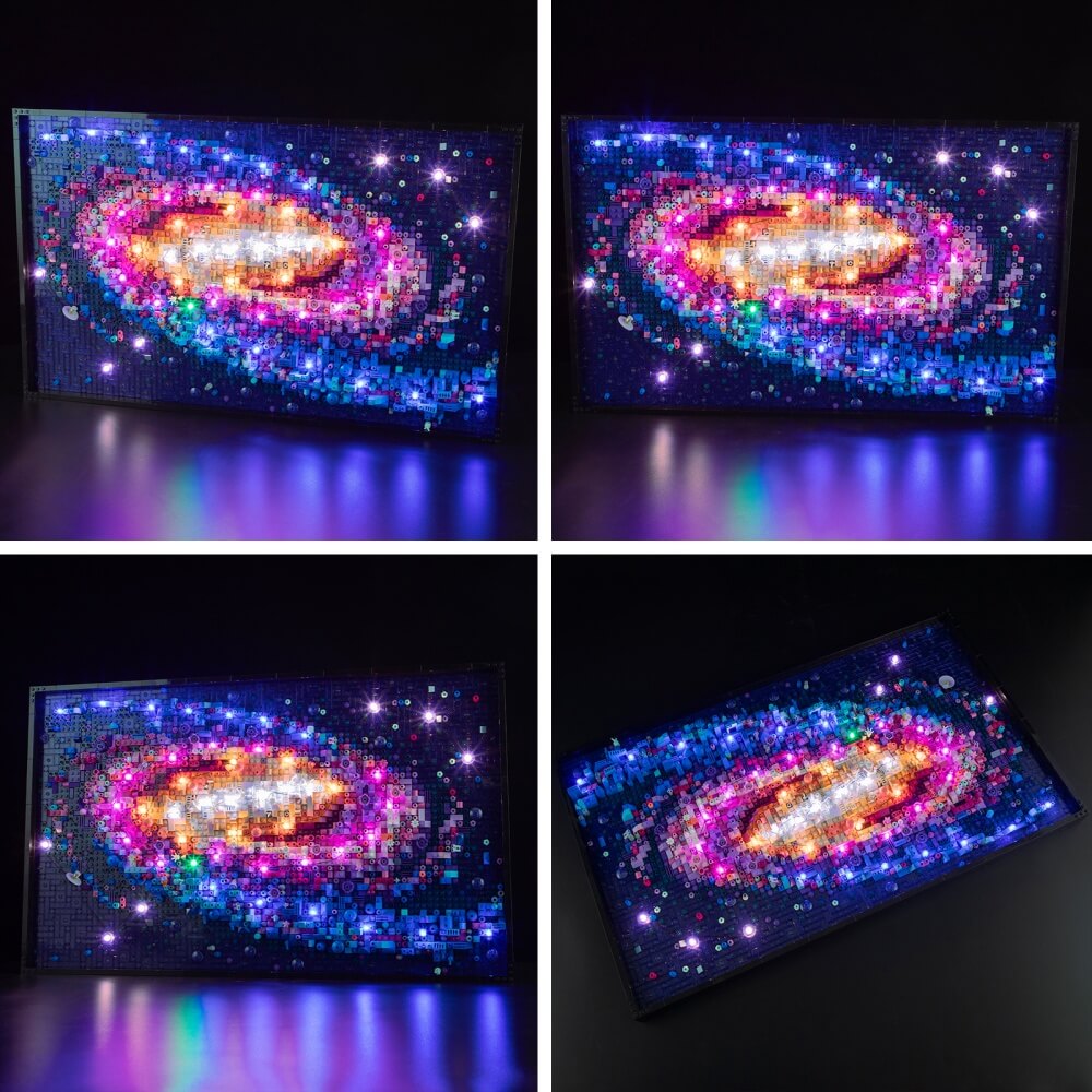 (Remote Version）Briksmax 2.0 Light Kit For LEGO The Milky Way Galaxy #31212-6