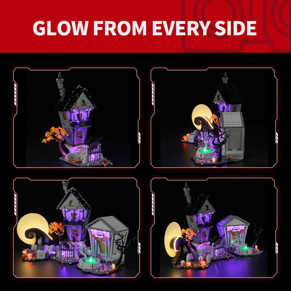 Light kit for Disney Tim Burton's The Nightmare Before Christmas 21351 - Briksmax 2.0