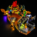Immersive fantasy lighting display for LEGO Ocarina of Time set