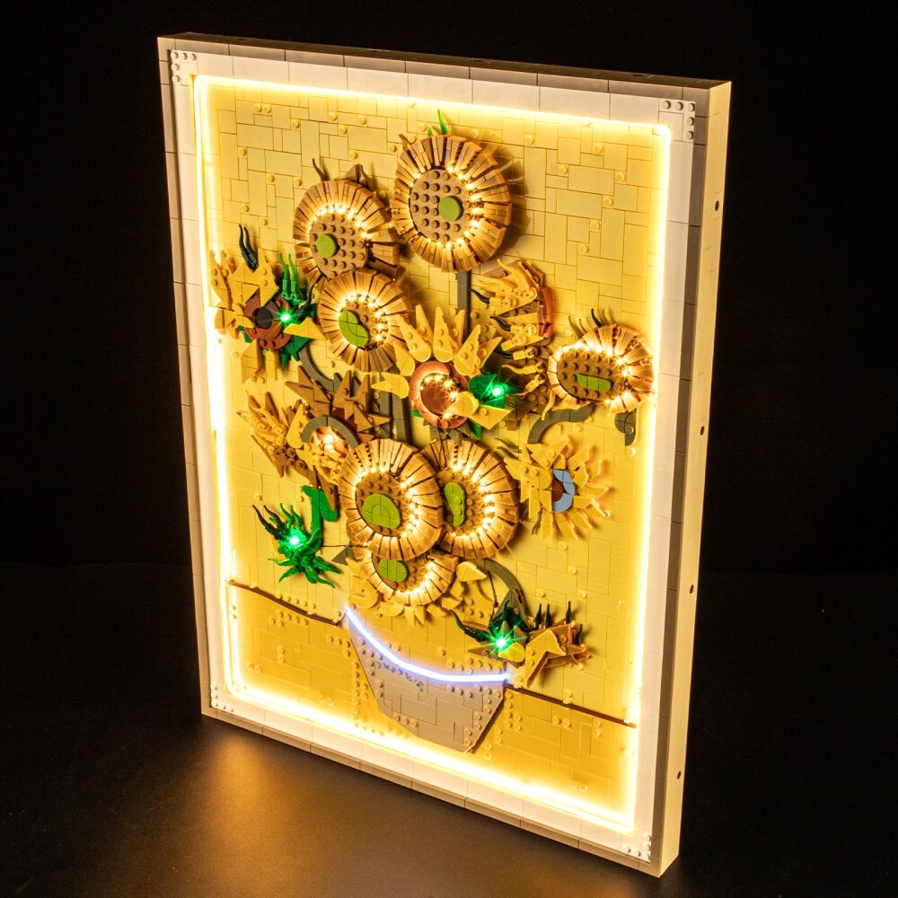Light Kit for Vincent van Gogh – Sunflowers 31215-Lightailing