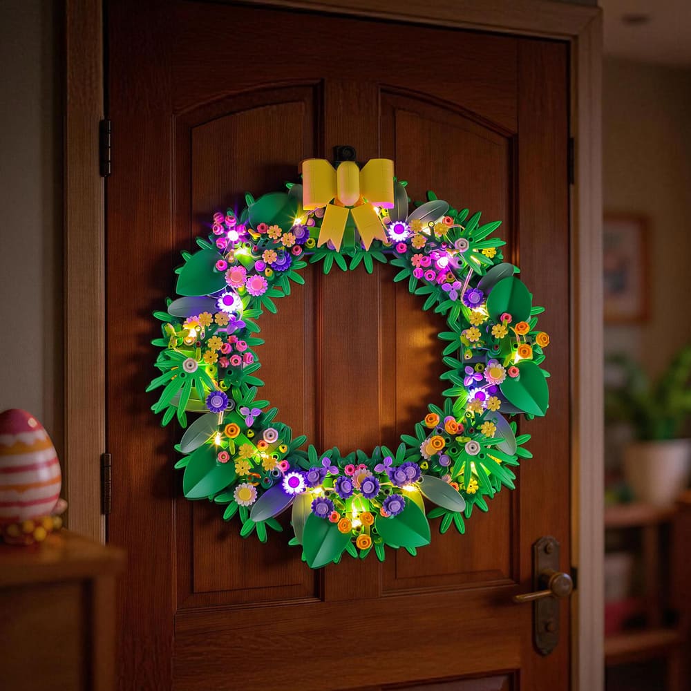 Kit d'éclairage pour Couronne de Printemps 40957 - Briksmax 2.0