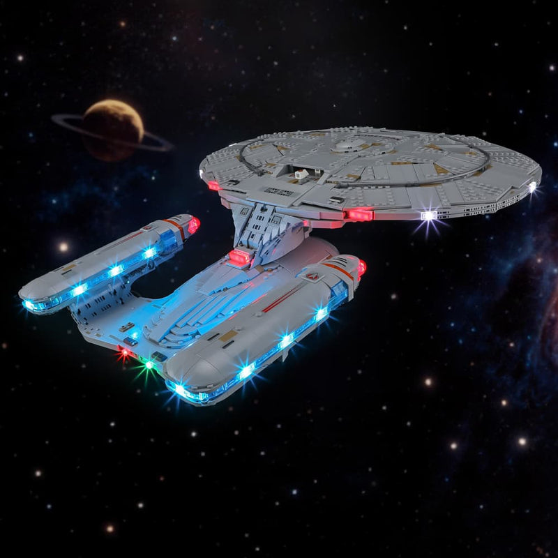 Light Kit for Star Trek: U.S.S. Enterprise NCC-1701-D 10356（Standard Version）- Briksmax 2.0【Not Final Price｜Coming Soon】