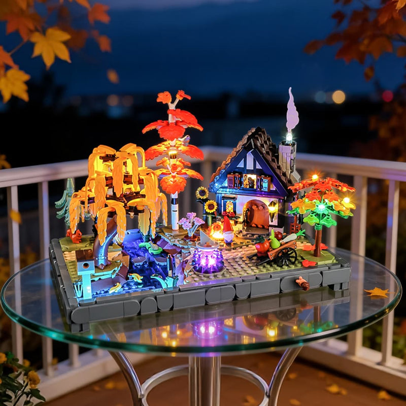 エルツティン　スプリングコフレ　4点セット LEGO Autumn Cottage Garden 11372 Light Kit | LED Display Upgrade