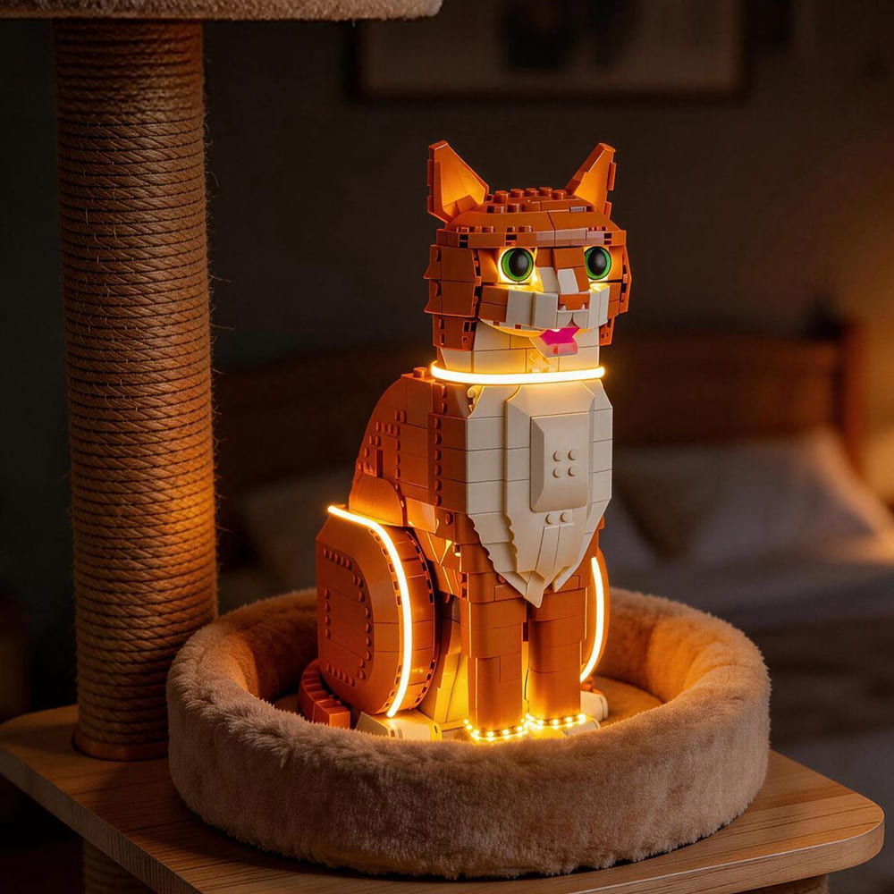 Licht-Set für Orange Katze 21376 - Briksmax 2.0