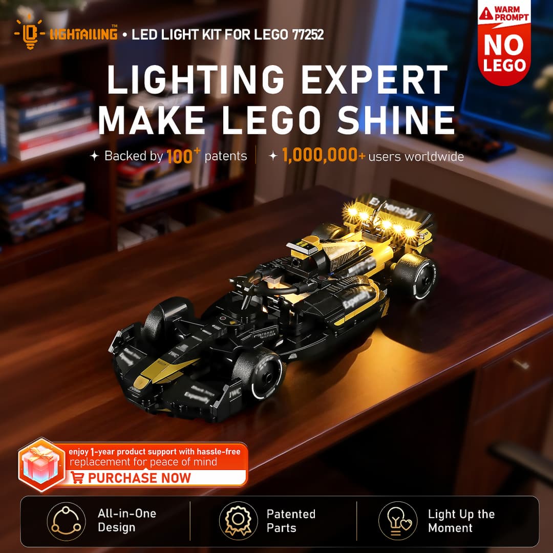 Light Kit for APXGP Team Race Car from F1 The Movie 77252- Lightailing