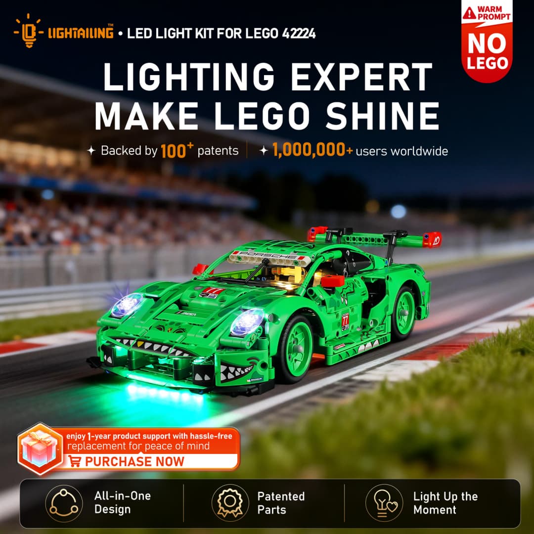 Light Kit for Porsche 911 GT3 R REXY AO Racing Car 42224- Lightailing