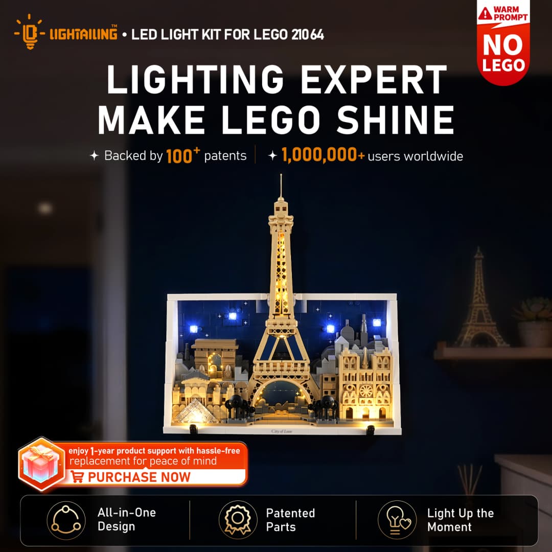 Light Kit for Paris – City of Love 21064 -  Lightailing
