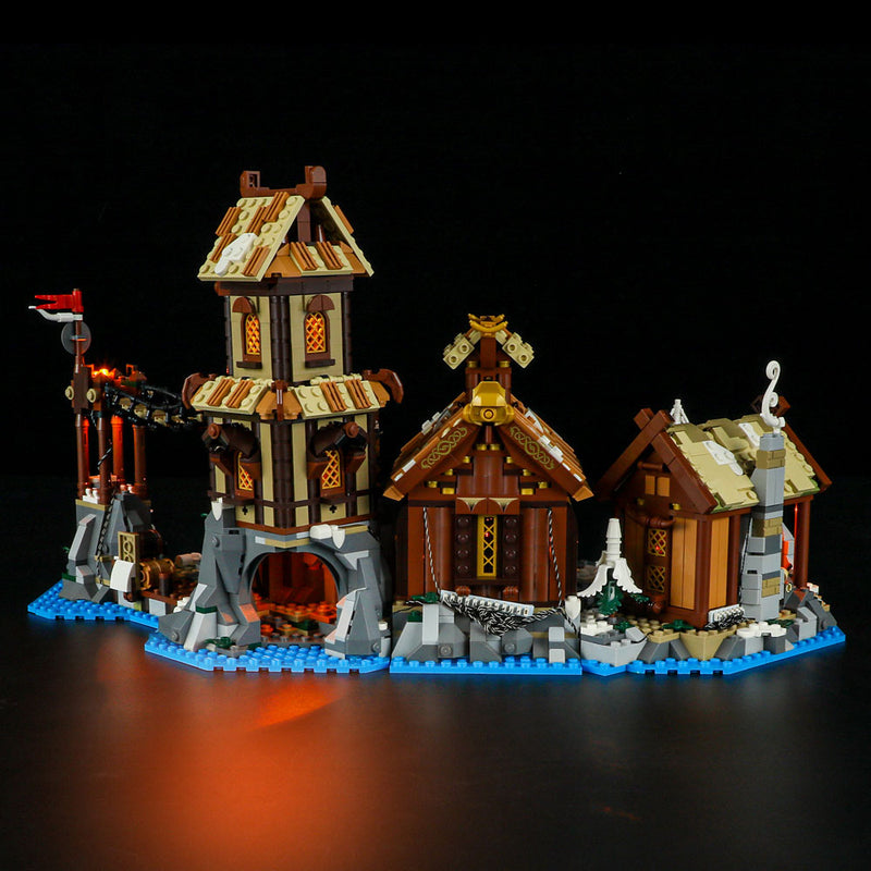 Kit d'éclairage Briksmax pour LEGO® Viking Village 21343