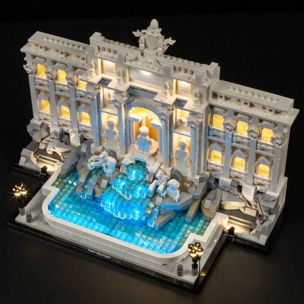 Kit d'éclairage pour fontaine Trevi 21062 - Briksmax 2.0 (Version avec télécommande)