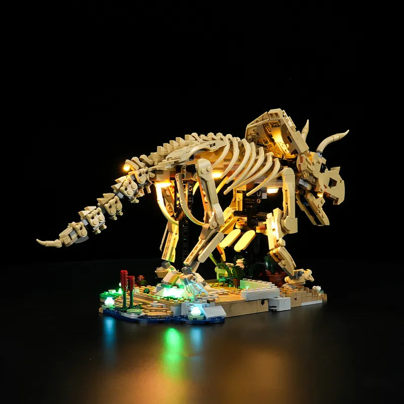 Light kit for Dinosaur Fossils: Triceratops 77985 - Briksmax