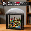 Compact 4-Tier Display Case for 36 LEGO® Minifigures (2 Pack)| BRIKSMAX