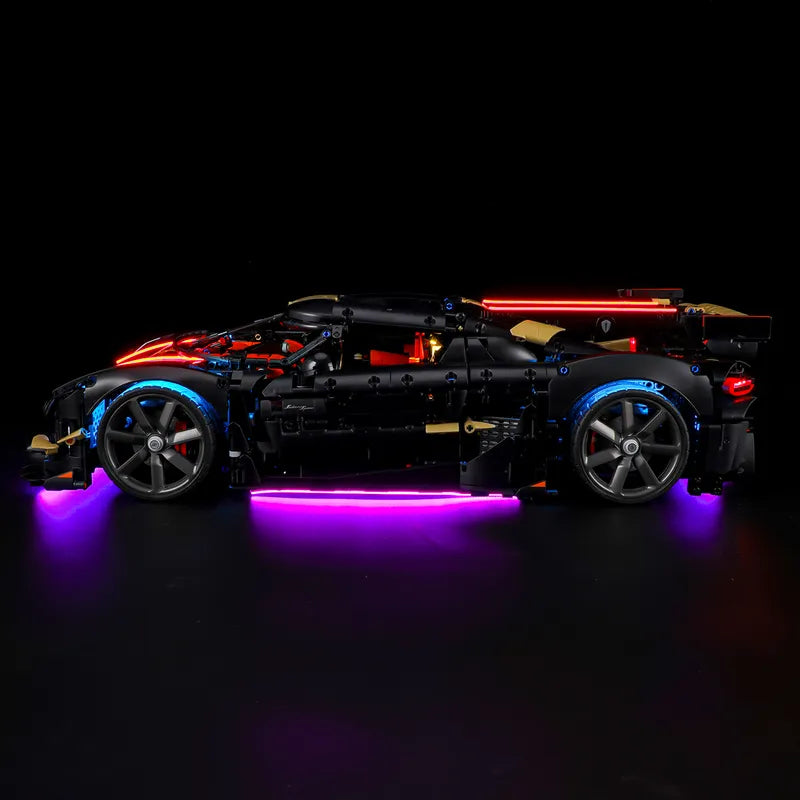 Light kit for Koenigsegg Sadair's Spear 42232 | Briksmax 2.0