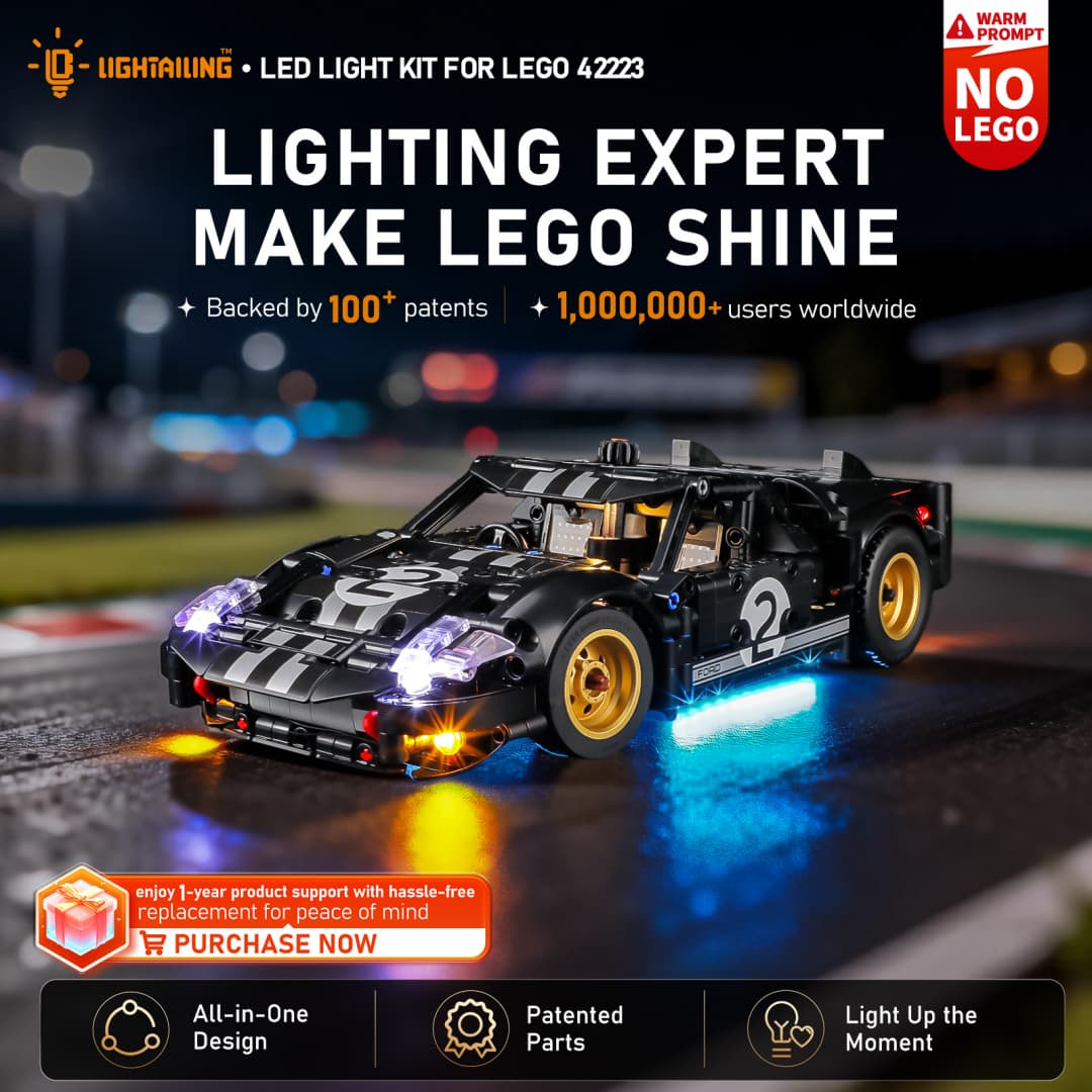 Light Kit for 1966 Ford GT40 MKII Race Car 42223- Lightailing