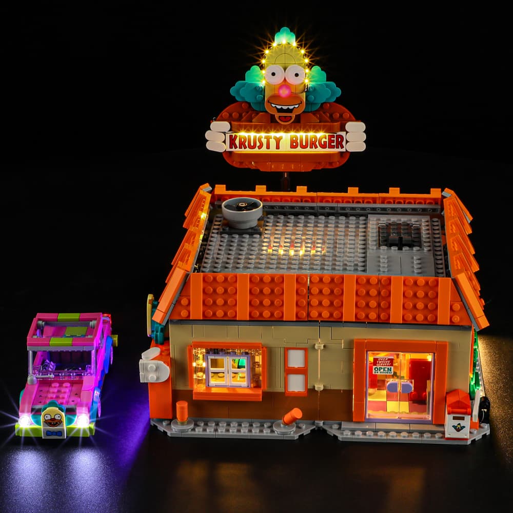 Kit d'éclairage pour Les Simpson : Krusty Burger 10352 - Briksmax 2.0