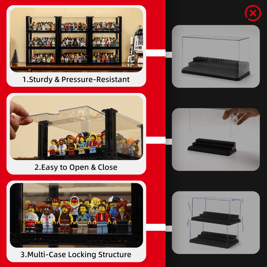 LEGO Minifigure Vitrine-BRIKSMAX