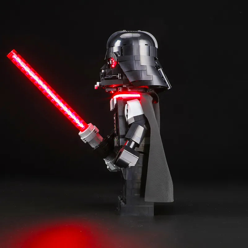 Light kit for Up-Scaled Darth Vader Minifigure 75461 | Lightailing