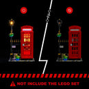 Beleuchtungsset für rote Londoner Telefonzelle 21347-BriksMax