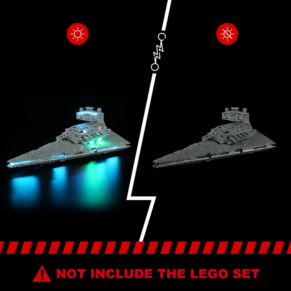 Beleuchtungsset für Imperial Star Destroyer 75394-Briksmax