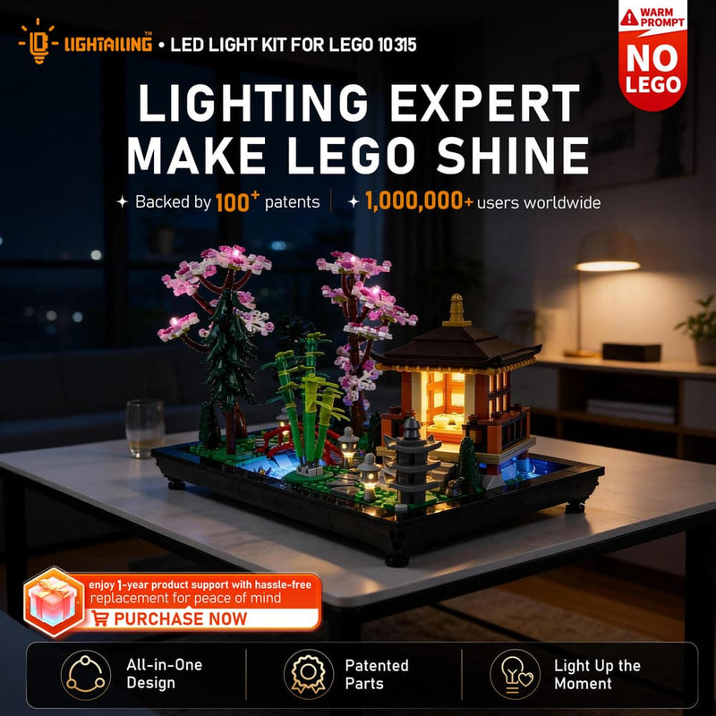 LEGO Tranquil Garden 10315 Light Kit | Serene LED Illumination