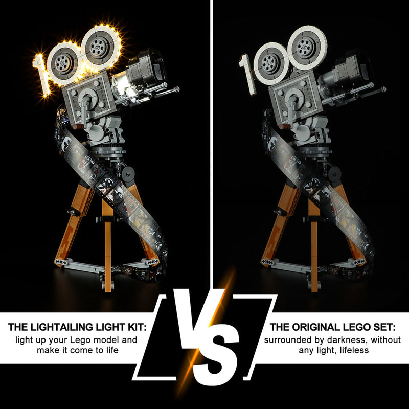 Lightailing-Beleuchtungsset für LEGO® Walt Disney Tribute Camera 43230