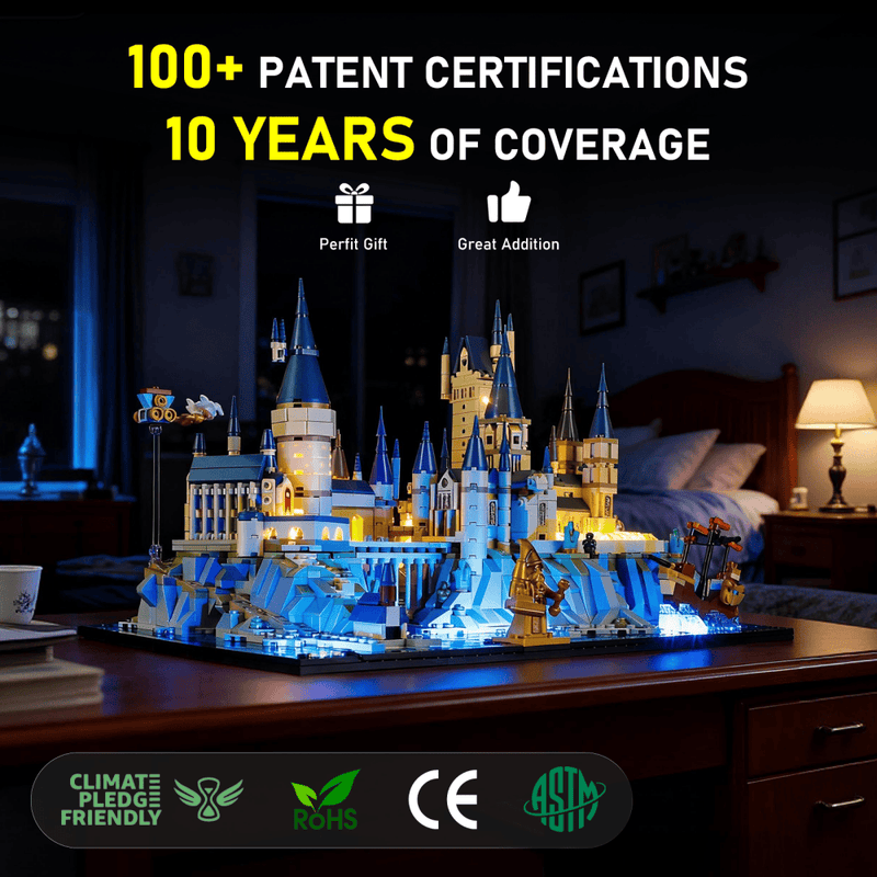 Beleuchtungsset für Schloss und Gelände von Hogwarts 76419-Briksmax