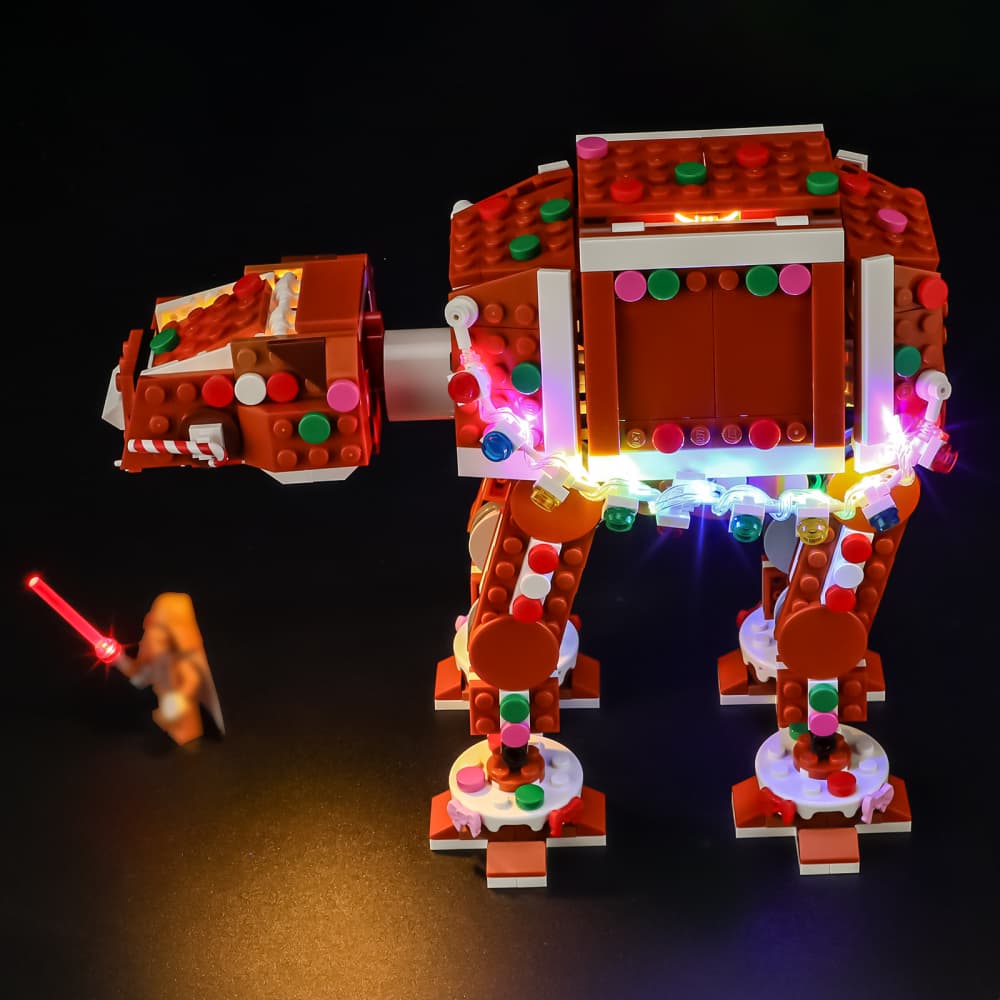 Beleuchtungsset für Gingerbread AT-AT Walker 40806- Briksmax 2.0