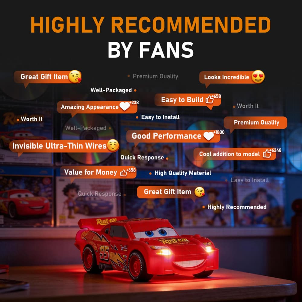 Light Kit for Lightning McQueen 77255- Lightailing